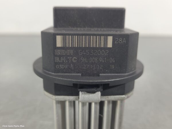 2013 MERCEDES SPRINTER Fan Speed Resistor