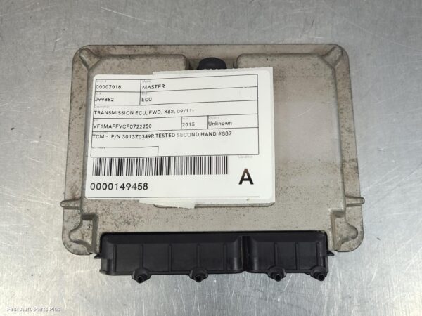 2015 RENAULT MASTER Ecu