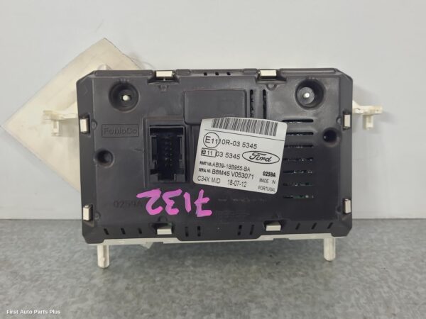 2012 FORD RANGER Radio/Cd/Dvd/Sat/Tv
