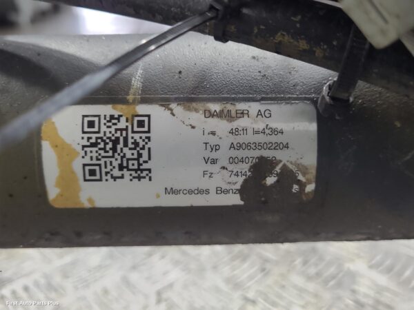 2017 MERCEDES SPRINTER Rear Diff Assembly