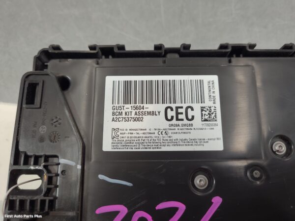 2017 FORD RANGER Ecu