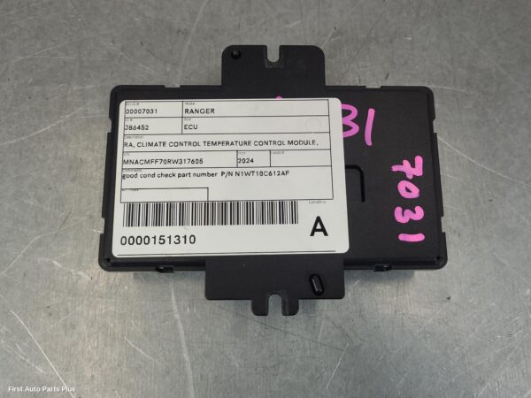 2024 FORD RANGER Ecu