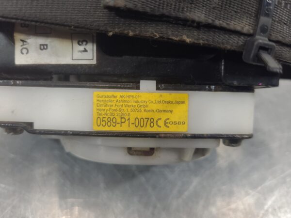 Ford Ranger PX Series 1 RH Front Seat Belt Only Dual Cab 2011–2015 - Image 7