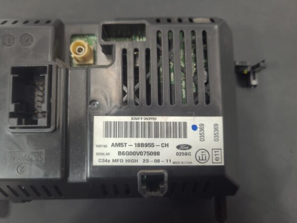 Ford Ranger PX Series 1 Stereo/Head Unit Non-Sat Nav 5in 2011–2015 - Image 7