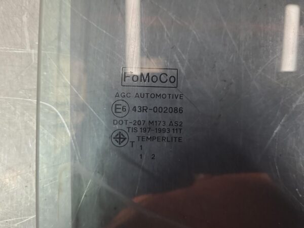 Ford Ranger PJ–PK Right Rear Door Window Dual Cab 2006–2011 - Image 7
