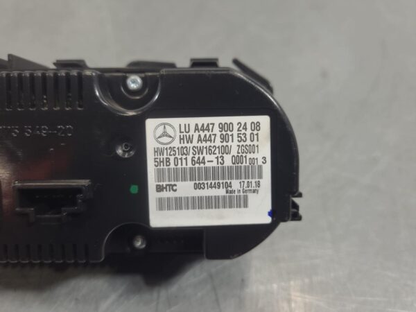 Mercedes Vito 447 Heater/AC Controls Vito 2015–Present - Image 11