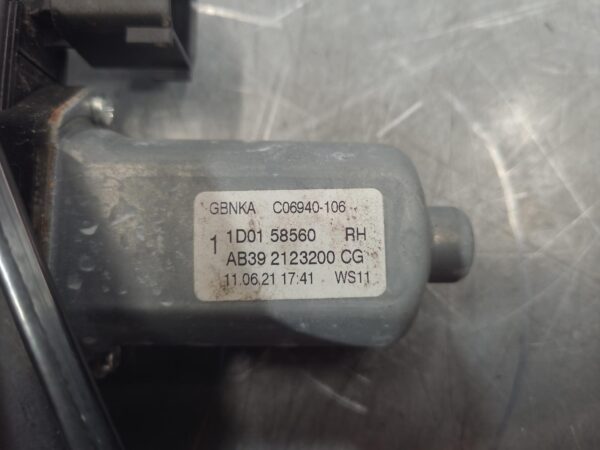 FORD RANGER 2011-2022 RIGHT FRONT WINDOW REG/MOTOR 6 PIN, PX, 06/11-04/22 - Image 7
