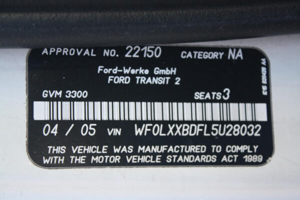 FORD TRANSIT 2000-2006 TIMING BELT/CHAIN VH-VJ 10/00-08/06 - Image 12