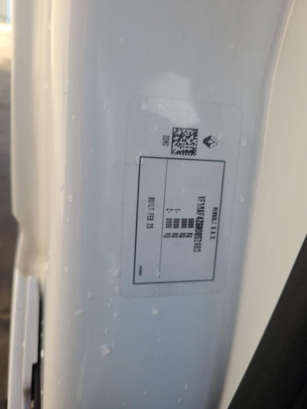 Renault Master X62 Mid/High Roof Bootlid/Tailgate 2020–Present - Image 11