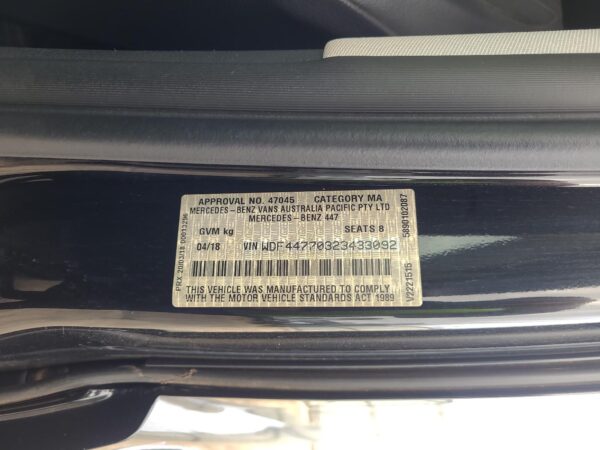 Mercedes Vito 447 RH Rear Lock Mechanism V Class 2015–Present - Image 11