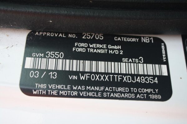 Ford Transit VM 2.2L Turbo-Diesel Trans/Gearbox Rwd 6 Speed 2011–2014 - Image 11