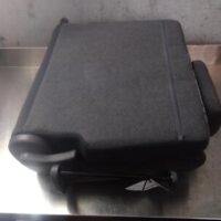 TOYOTA PRADO 02/2003-10/2009 RIGHT 3RD REAR SEAT ONLY CLOTH GREY 120 SERIES