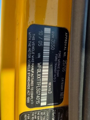FORD TRANSIT 2000-2006 - Image 19