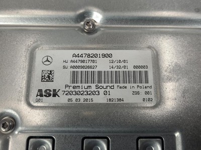 Mercedes Vito 447 Sound Amplifier Control Unit 2015–Present - Image 6