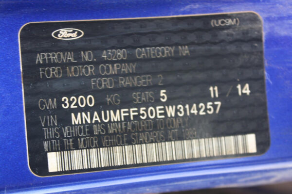 FORD RANGER PX 06/2011-2022 MANUAL FOLD MIRROR SWITCH - Image 14