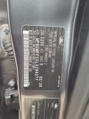 Ford Ranger PX Black Courtesy Light Centre 2011–2022 - Image 11