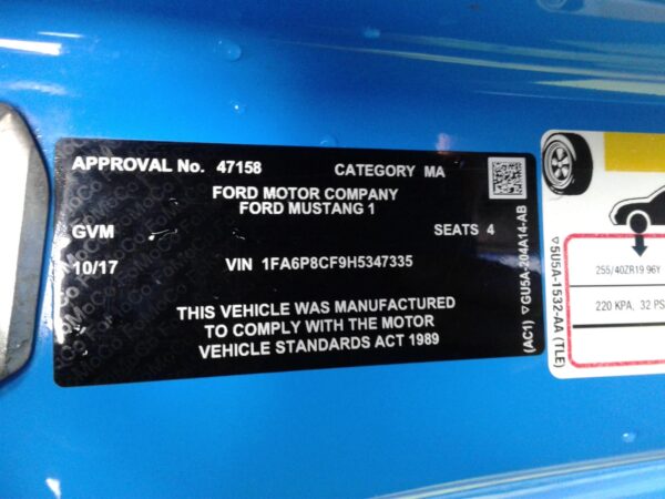 Ford Mustang FM Front Bar Brkt/Reinforcement Energy Absorber 2015–2017 - Image 12