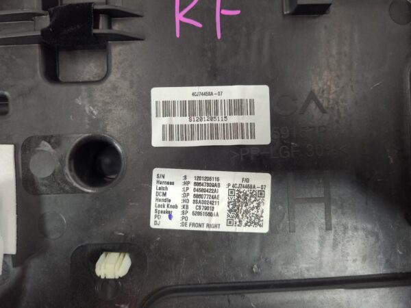 RAM 2500/3500 D2 Right Front Window Reg/Motor Dj/D2 2020–Present - Image 8