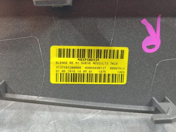 Mercedes Sprinter NCV3 Grey Centre Dash Trim RH Side 2006–2018 - Image 7