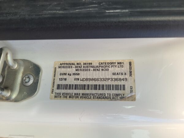 MERCEDES SPRINTER 2006-2018 IGNITION W/ KEY NCV3, AUTO T/M, 10/06-04/18 - Image 11