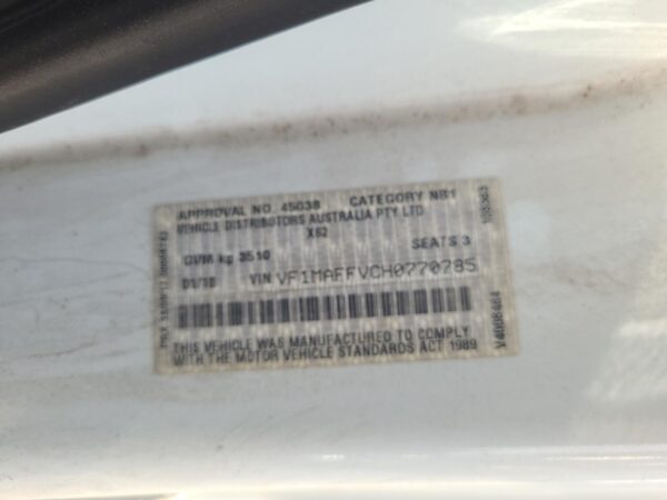 RENAULT MASTER 2011-2026 BOOTLID/TAILGATE HINGE BARN DOOR HINGE (RH SIDE), LOWER - Image 11